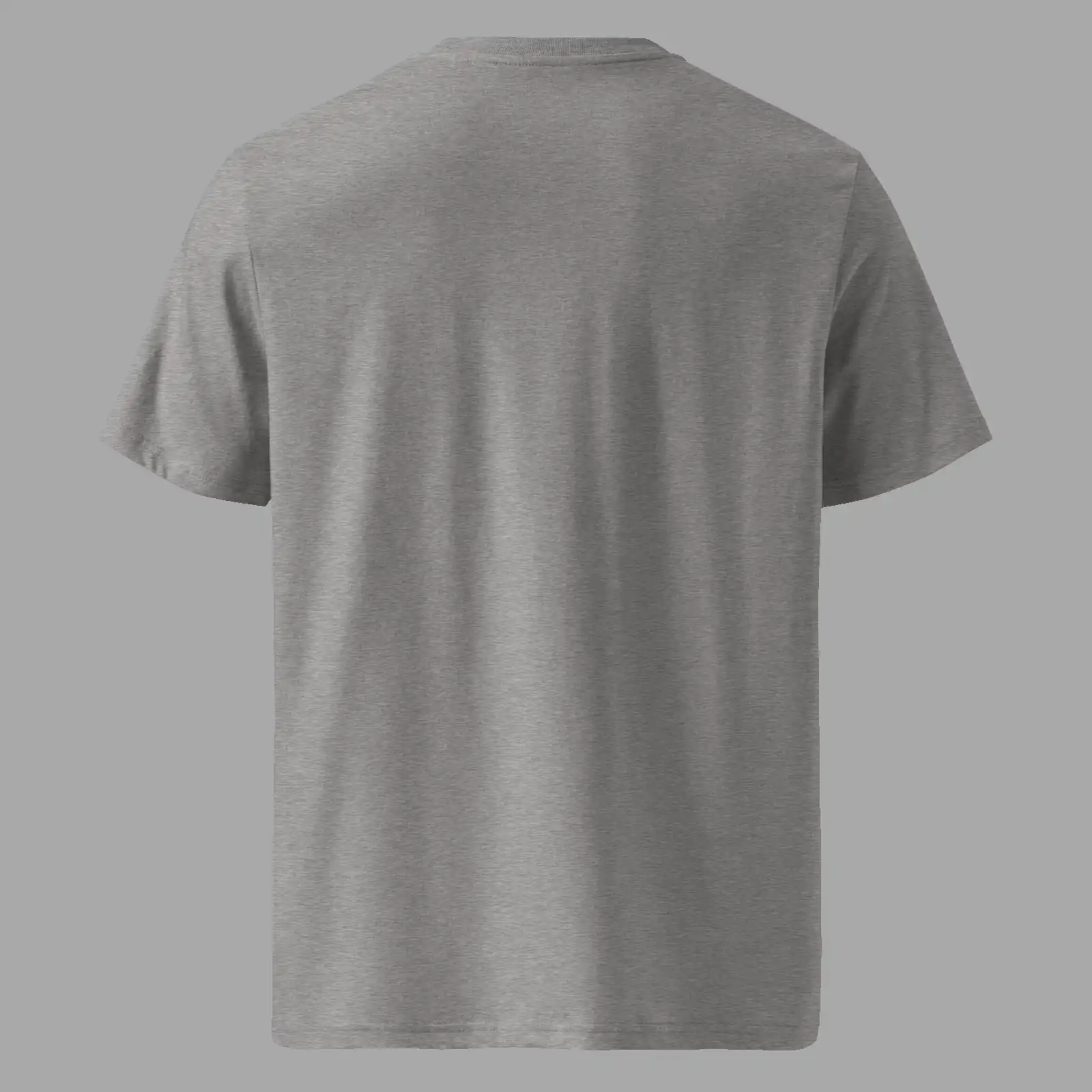 Unisex organic ribbed neck t-shirt Cauldron Angel Heather Grey - Image 2
